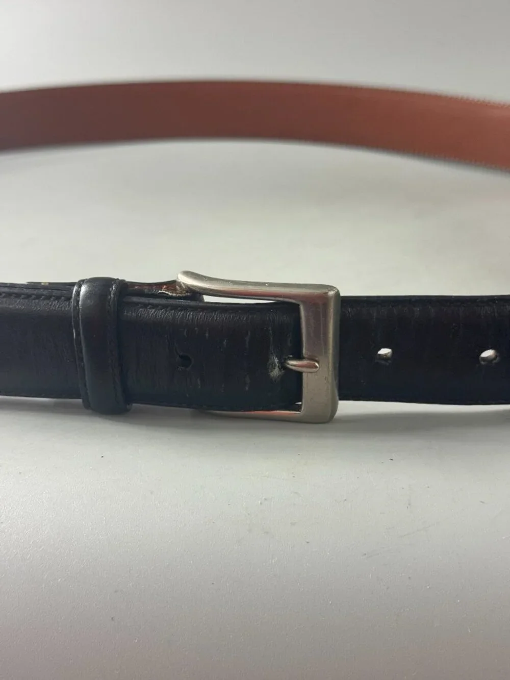 Coach 5953 Black Leather Men's Belt, Size 40'' / 100 CM